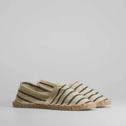 Outlet Alpargatas básicas rayas DRIVE Hombre Alpargatas