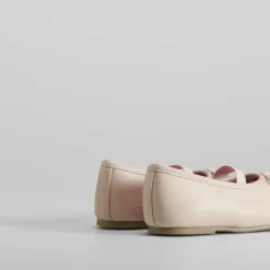 Clearance Bailarina bebé básica beige elástico Zapatos