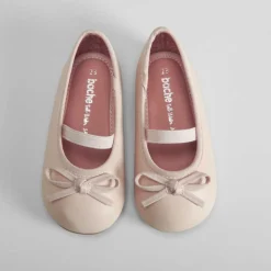 Clearance Bailarina bebé básica beige elástico Zapatos