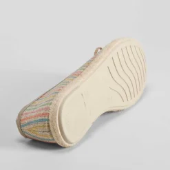 Hot Bailarina de yute multicolor Mujer Bailarinas