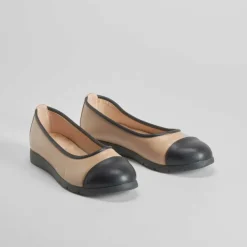 Outlet Bailarina Hexaflex beige Mujer Zapatos Confort|Bailarinas