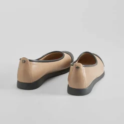 Outlet Bailarina Hexaflex beige Mujer Zapatos Confort|Bailarinas