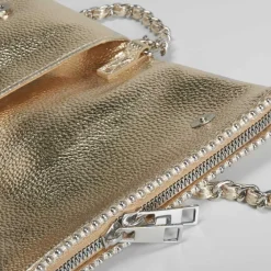 Bandolera dorada solapa Bolsos Y Carteras