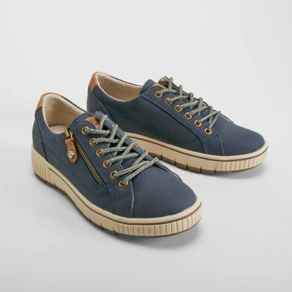 blucher_cremallera_en_azu_SKUnsgNNZR1pQ_2.webp Sale Blucher cremallera en azul marino Mujer Zapatos Planos|Bluchers