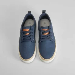 Discount Blucher lona azul Zapatos