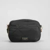 Bolso bandolera acolchado nylon negro Bolsos Y Carteras