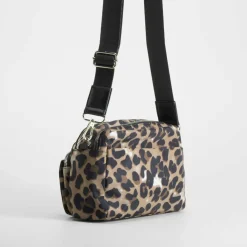 Best Bolso bandolera animal print marrón PICCOLA PIU Bolsos Y Carteras