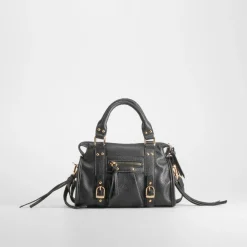 New Bolso bandolera con remaches negro PICCOLA PIU Bolsos Y Carteras