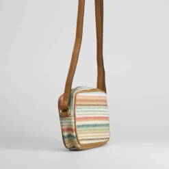Best Bolso bandolera rafia rectangular PICCOLA PIU Bolsos Y Carteras
