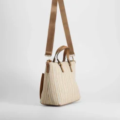 Sale Bolso bowling rayas multicolor PICCOLA PIU Bolsos Y Carteras