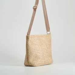 Bolso de rafia beige PICCOLA PIU Bolsos Y Carteras