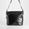 Bolso hombro argollas negro PICCOLA PIU Bolsos Y Carteras