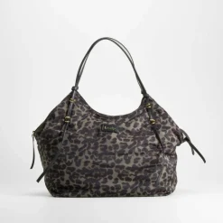 New Bolso shopping leopardo kaki PICCOLA PIU Bolsos Y Carteras