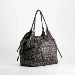 New Bolso shopping leopardo kaki PICCOLA PIU Bolsos Y Carteras