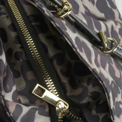 New Bolso shopping leopardo kaki PICCOLA PIU Bolsos Y Carteras