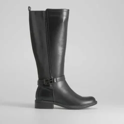 Online Bota alta color negro PICCOLA PIU Mujer Botas Planas