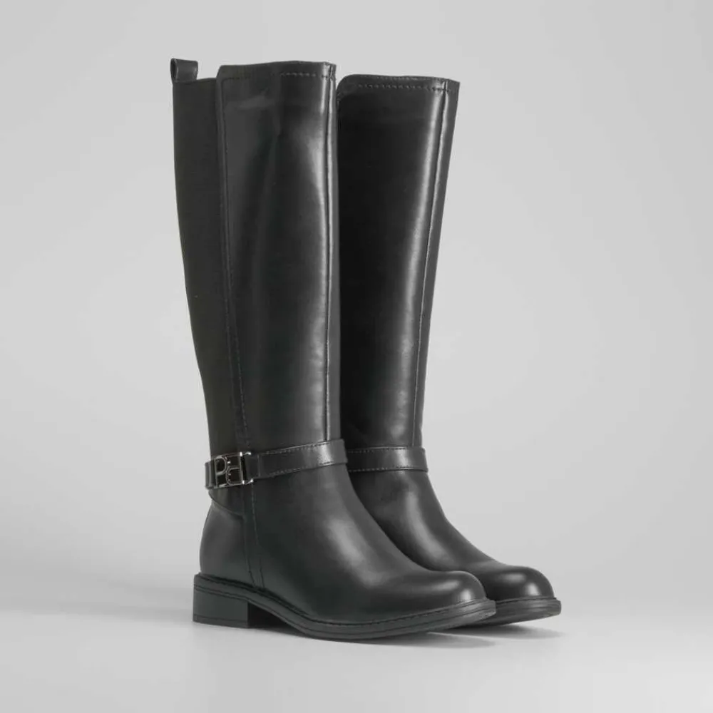 bota_alta_color_negro_pic_SKUNE8NJAWEUI_1.webp Online Bota alta color negro PICCOLA PIU Mujer Botas Planas