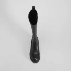 Hot Bota alta tacón negra Mujer Botas Tacón