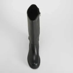 Discount Bota alta tacón track negra PICCOLA PIU Mujer Botas Tacón