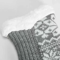 Clearance Bota calcetín antideslizante gris mujer Calcetines