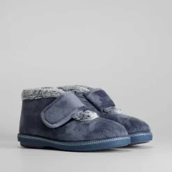Bota de casa forrada Mujer Zapatillas Casa