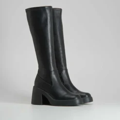 Sale Bota de tacón negra Mujer Botas Tacón