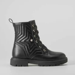 Hot Bota estrella juvenil negra OH GIRL Botines