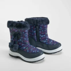 Discount Bota nieve pompón azul Botas De Agua