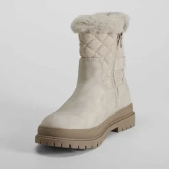 Online Bota pelo acolchada beige OH GIRL Botines