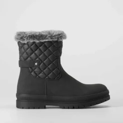 Hot Bota pelo acolchada negra OH GIRL Botines