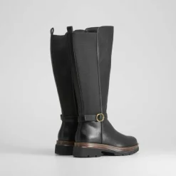 Clearance Bota plana casual hebilla de Mujer Botas Tacón