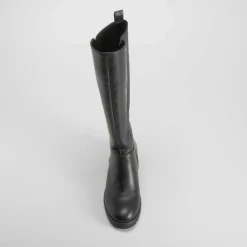 Outlet Bota tacón dentado Shock Absorber negra Mujer Botas Tacón