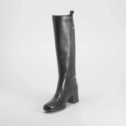 New Bota tacón Double Fit negra Mujer Botas Tacón