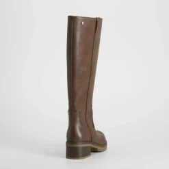 Discount Bota tacón marrón Mujer Botas Tacón