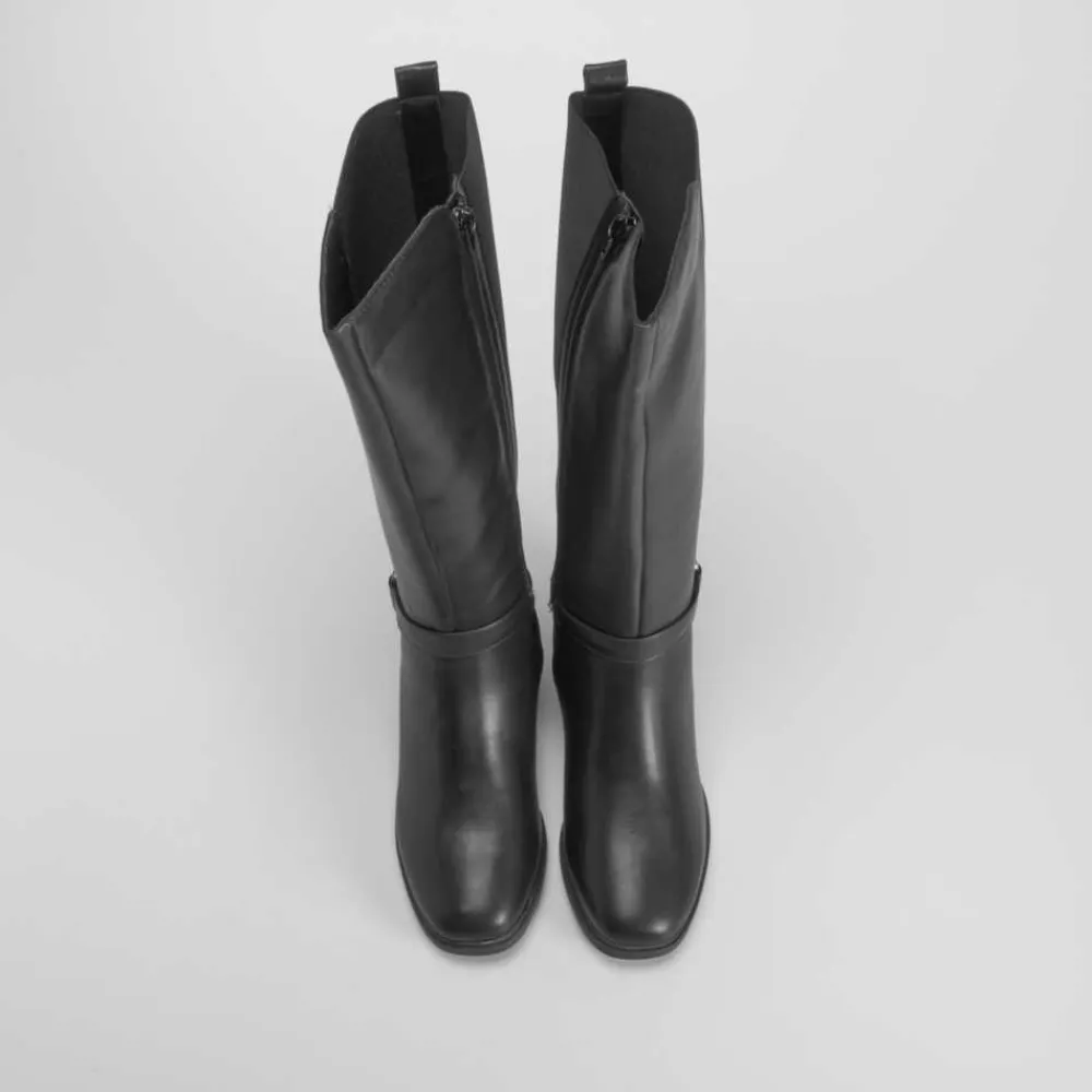 bota_tacn_medio_negro_com_SKUVJDkZ1Jhv0_1.webp Clearance Bota tacón medio negro Mujer Botas Tacón