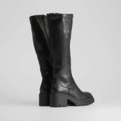 Clearance Bota tacón track lisa Mujer Botas Tacón