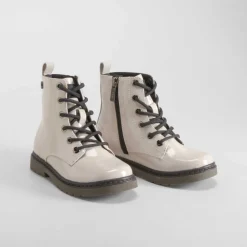 Hot Botín charol beige Botines