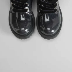 New Botín charol glitter negro OH GIRL Botines