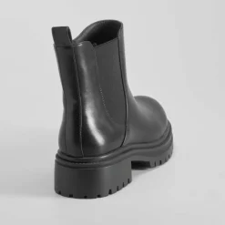 Online Botín chelsea chunky negro PICCOLA PIU Mujer Botines Planos