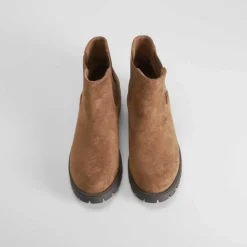 Outlet Botín chelsea microfibra marrón OH GIRL Botines