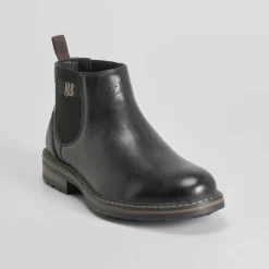 Clearance Botín chelsea negro Hombre Botas