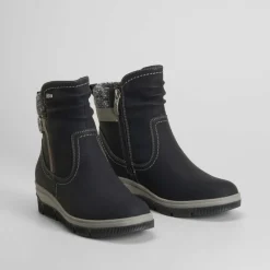 Best Botín con cuña negro Mujer Botines Planos