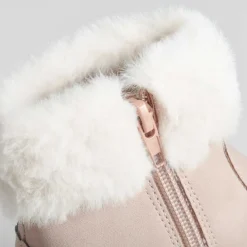 Discount Botín con pelo rosa Botines