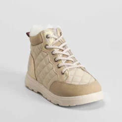 Discount Botín cordones nylon beige COMFEET Botines