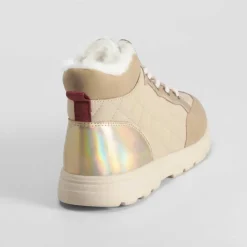 Discount Botín cordones nylon beige COMFEET Botines