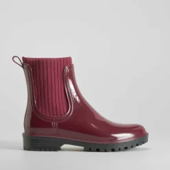 Botín de lluvia chelsea burdeos PICCOLA PIU Mujer Botas De Agua
