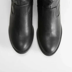 Best Botín de tacón campero negro Mujer Botines Tacón