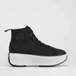 Botín deportivo ondas Mujer Zapatillas Altas|Zapatillas Lona