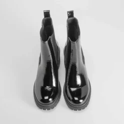 Discount Botín elástico tacón negro Mujer Botines Tacón