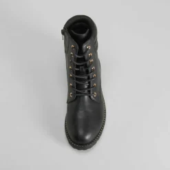 Discount Botín militar acolchado negro OH GIRL Botines